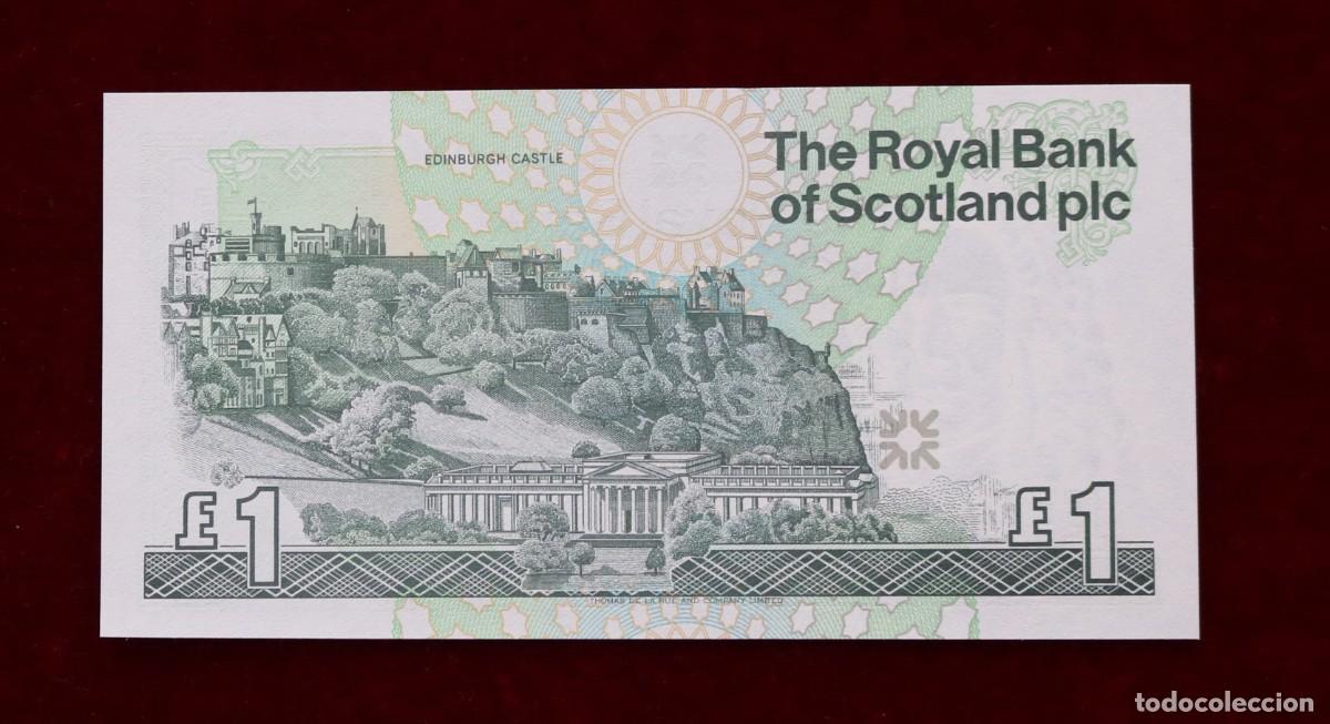 Billetes extranjeros: 1 LIBRA 2001 ESCOCIA. P#351E. SC / UNC - Foto 2
