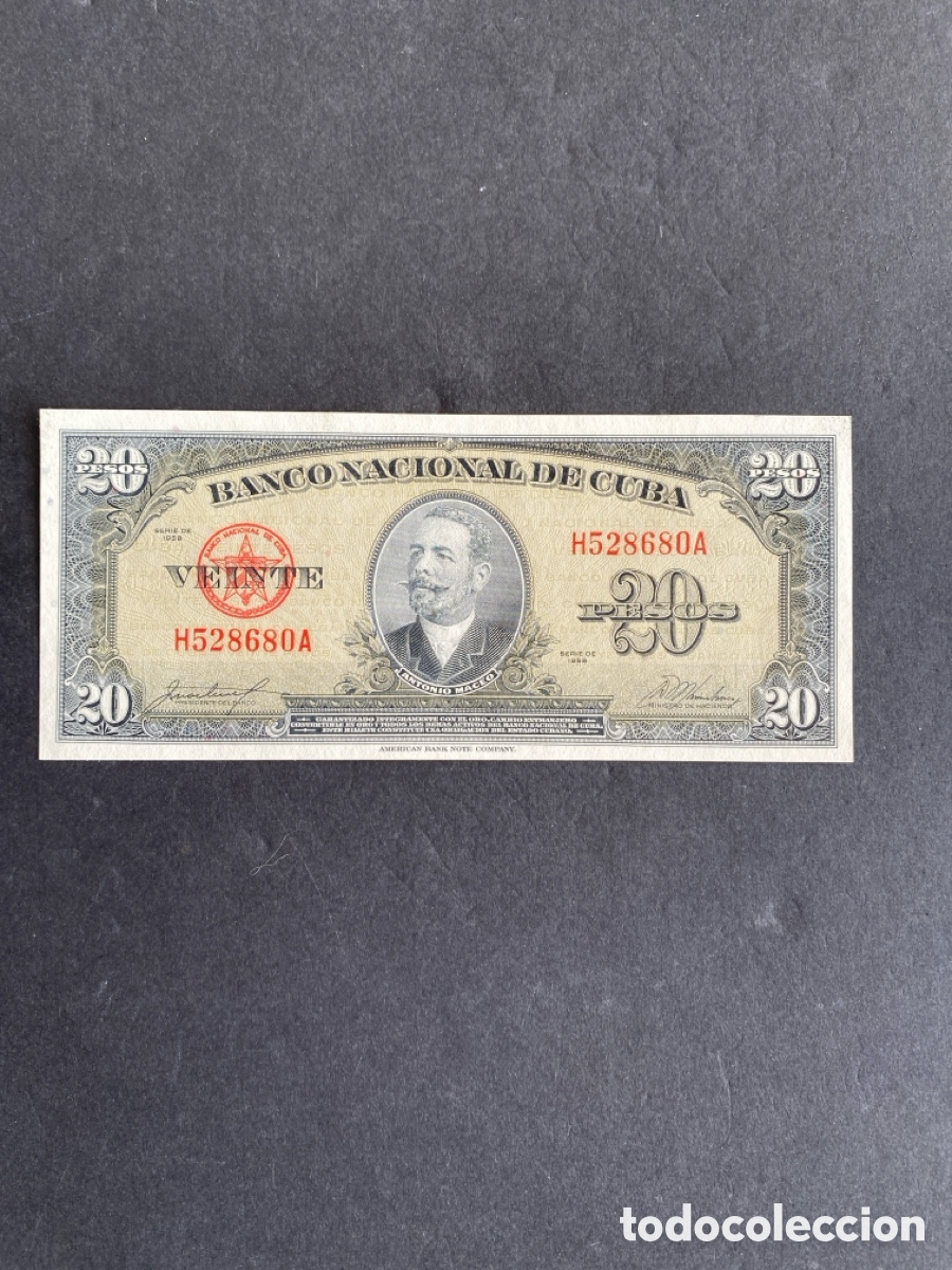 Billetes extranjeros: Billete de Cuba 20 pesos - Foto 1