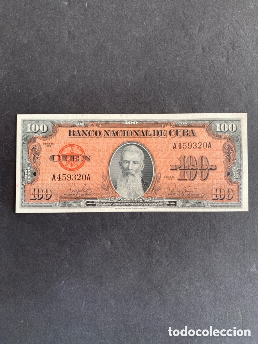 Billetes extranjeros: Billete de Cuba 100 pesos - Foto 1