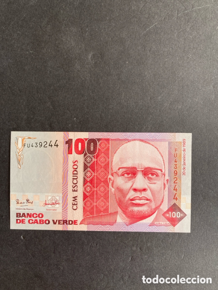 Billetes extranjeros: Billete de Cabo Verde 100 escudos sin circular - Foto 1