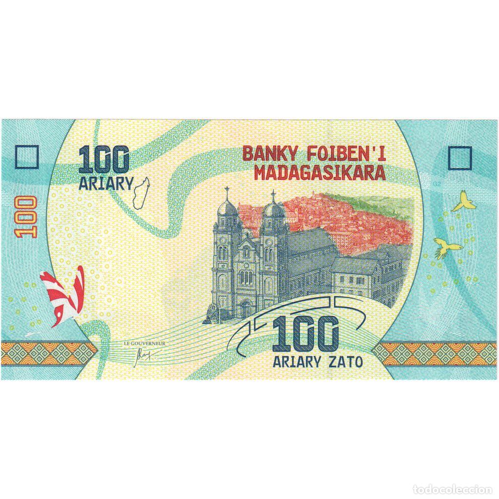 Billetes extranjeros: [#636652] 100 Ariary, Madagascar, UNC - Foto 2