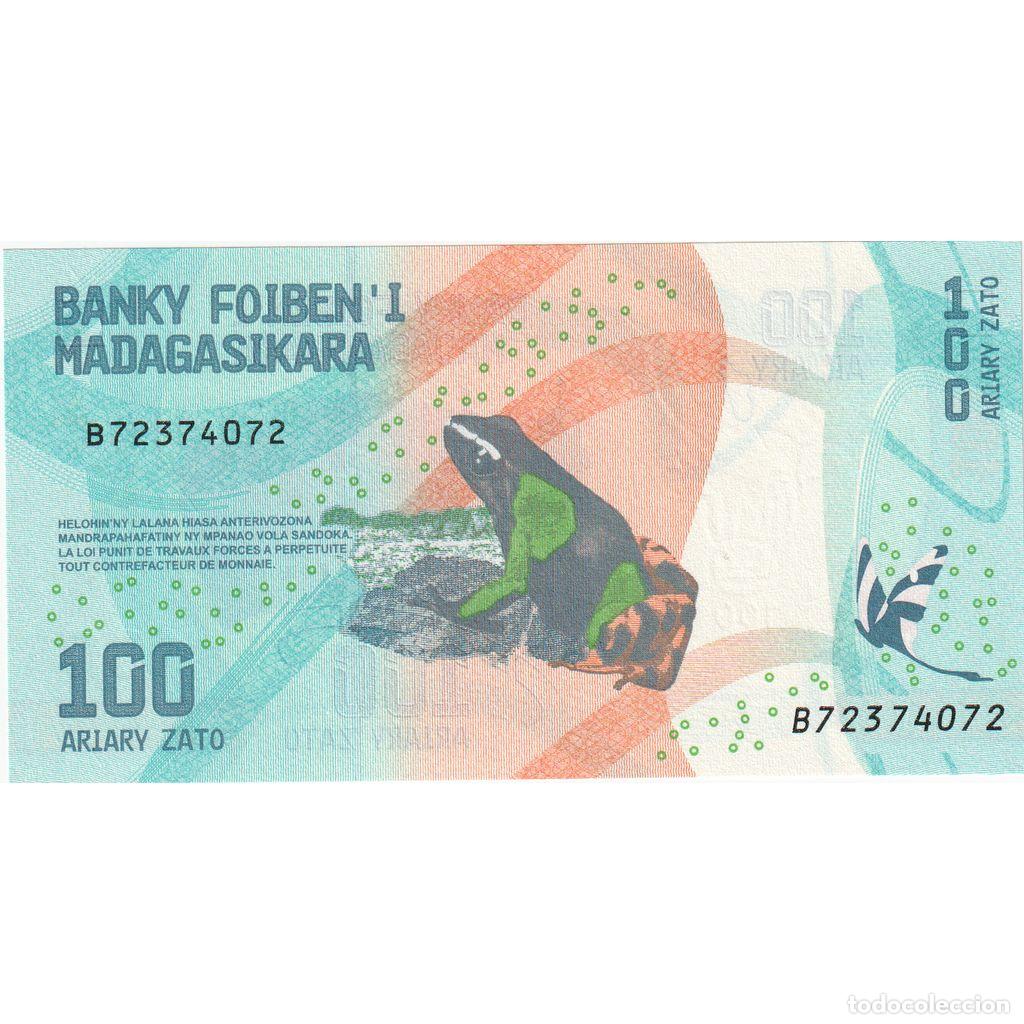Billetes extranjeros: [#636652] 100 Ariary, Madagascar, UNC - Foto 1