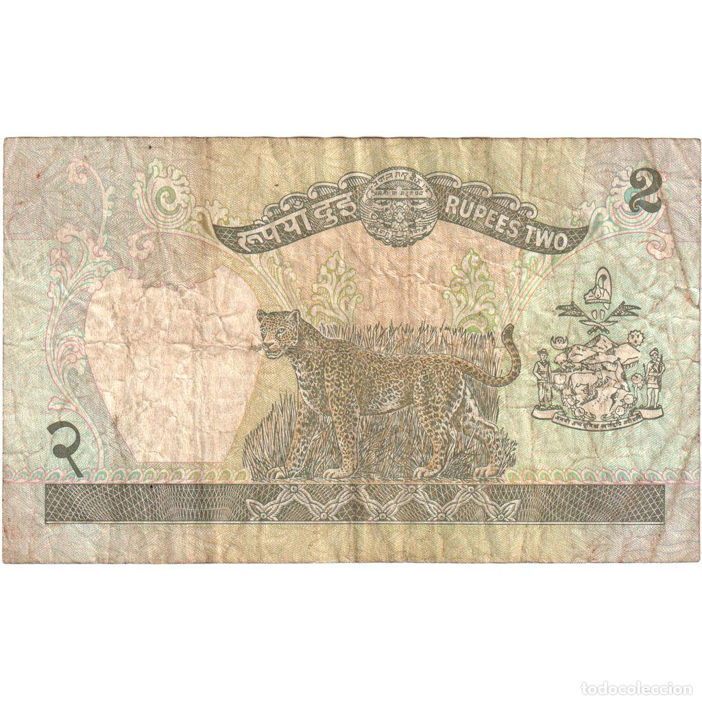 Billetes extranjeros: [#393787] 2 Rupees, Nepal, KM:29b, BC - Foto 2