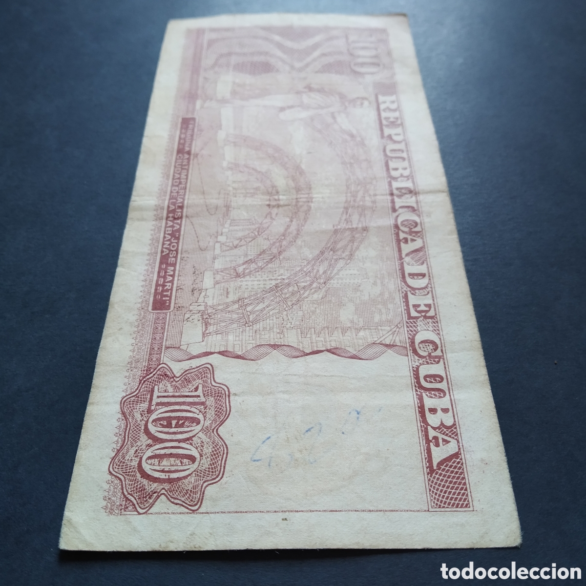 Billetes extranjeros: BILLETE - CUBA 100 PESOS 2004 - Foto 5