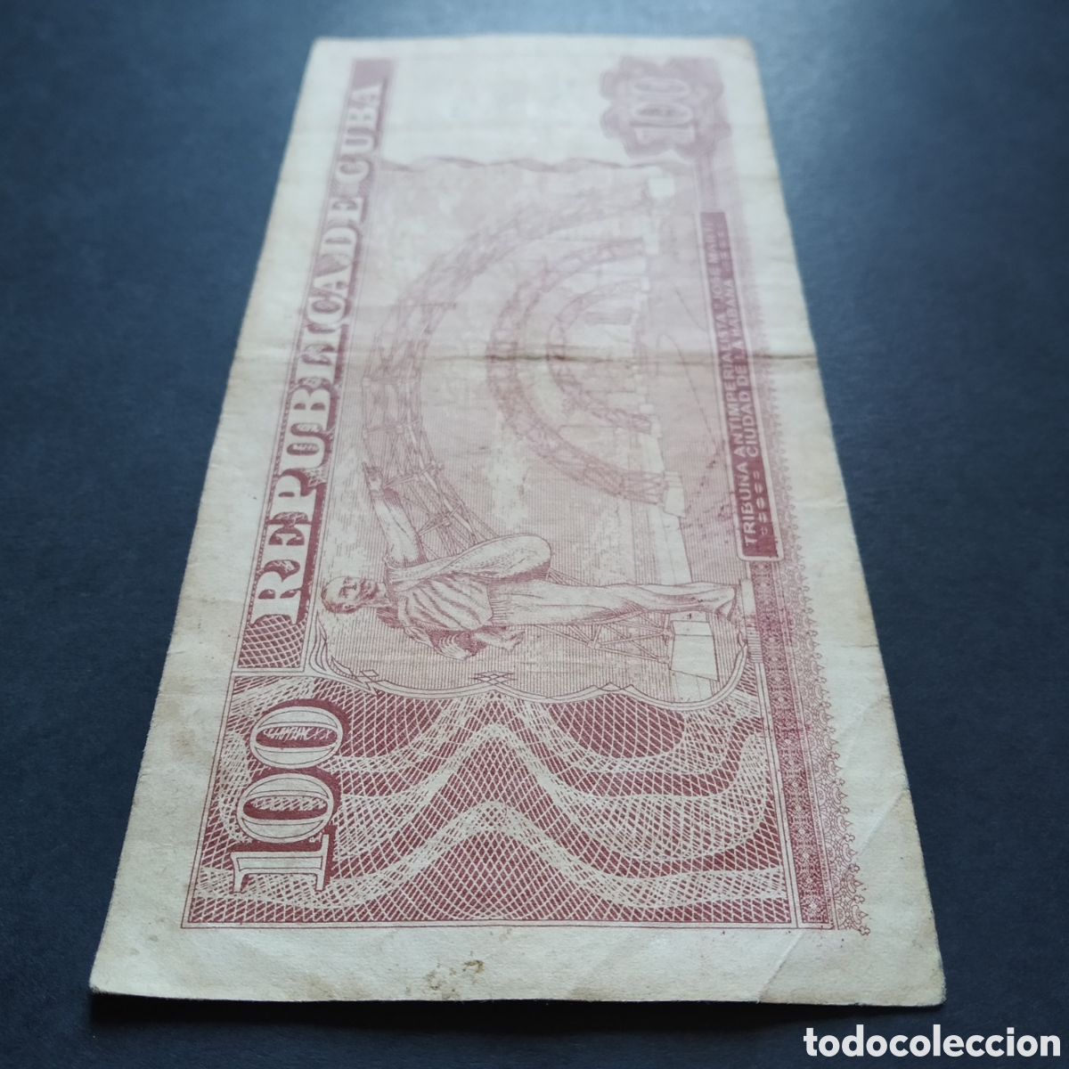 Billetes extranjeros: BILLETE - CUBA 100 PESOS 2004 - Foto 6
