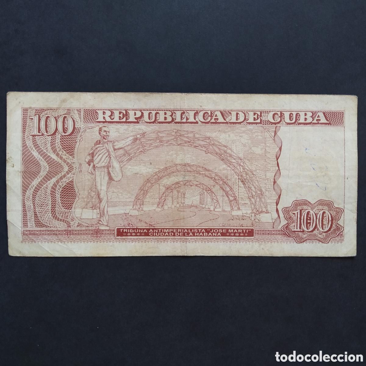 Billetes extranjeros: BILLETE - CUBA 100 PESOS 2004 - Foto 2