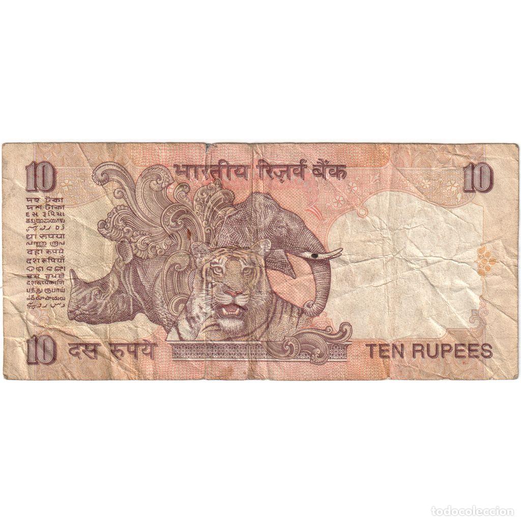 Billetes extranjeros: [#249002] India, 10 Rupees, BC - Foto 2