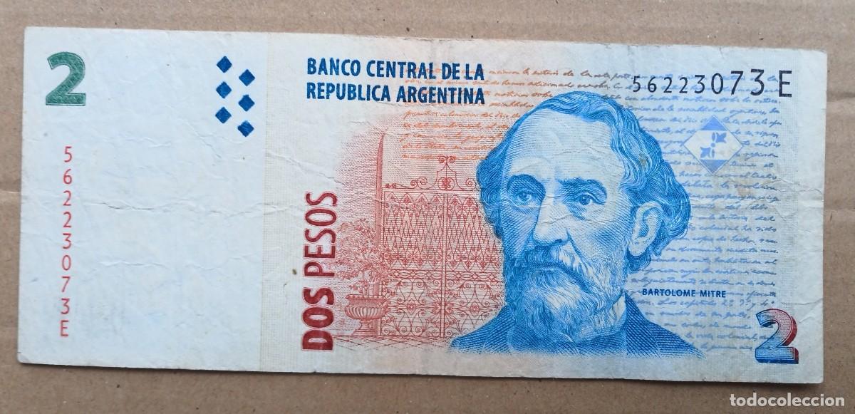 Billetes extranjeros: ARGENTINA - 2 PESOS ( 2005-06 ) 56223073E BC - Foto 1