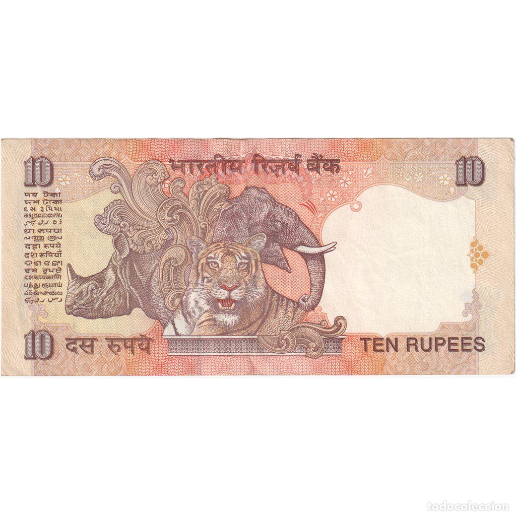 Billetes extranjeros: [#249020] India, 10 Rupees, EBC - Foto 2