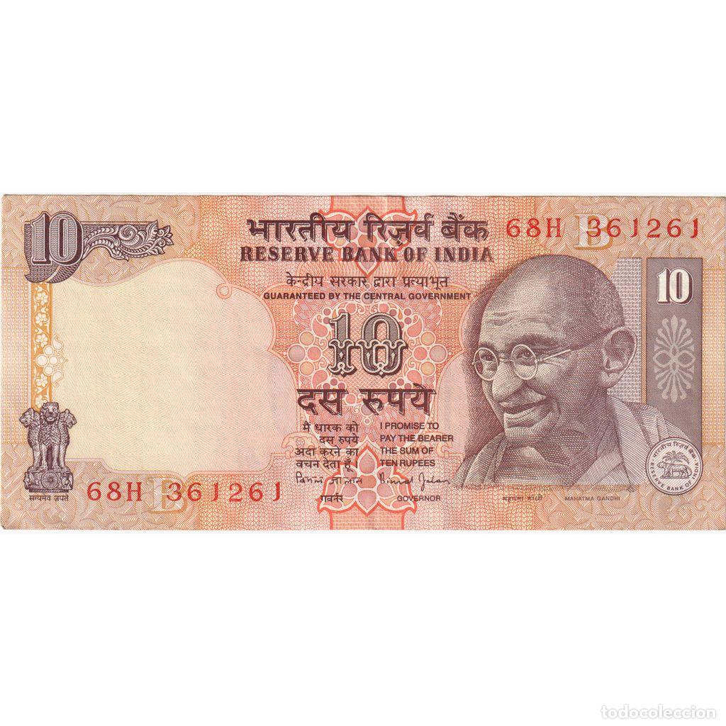 Billetes extranjeros: [#249020] India, 10 Rupees, EBC - Foto 1
