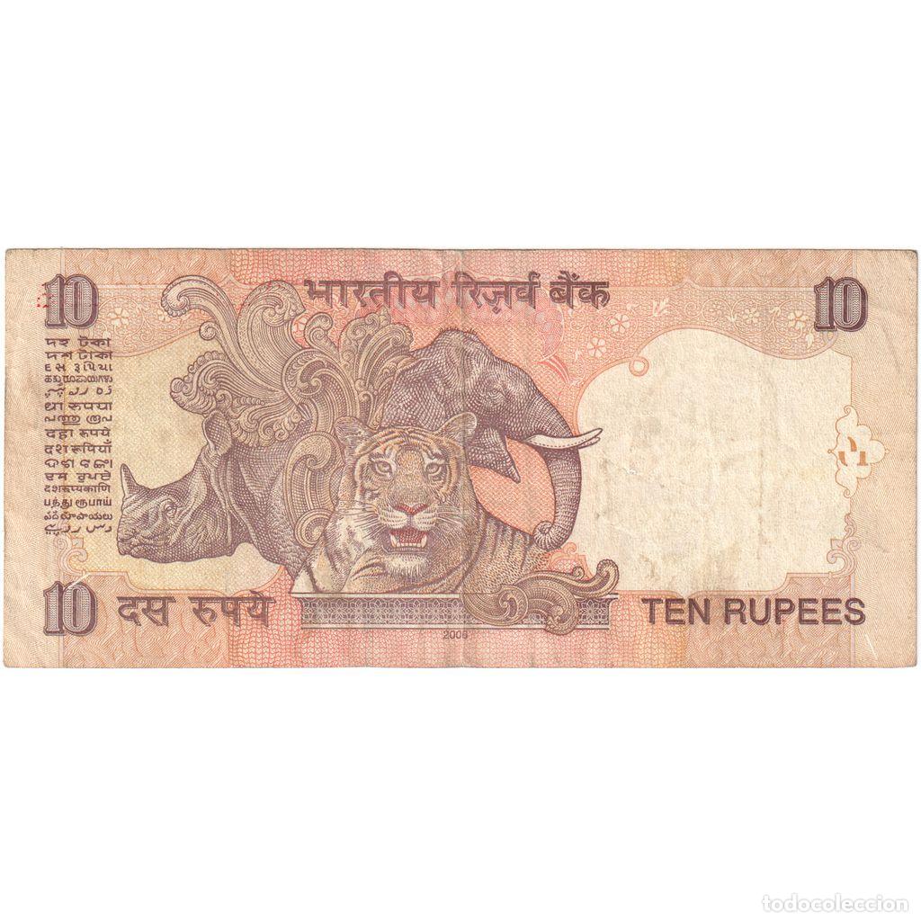 Billetes extranjeros: [#249037] India, 10 Rupees, MBC - Foto 2