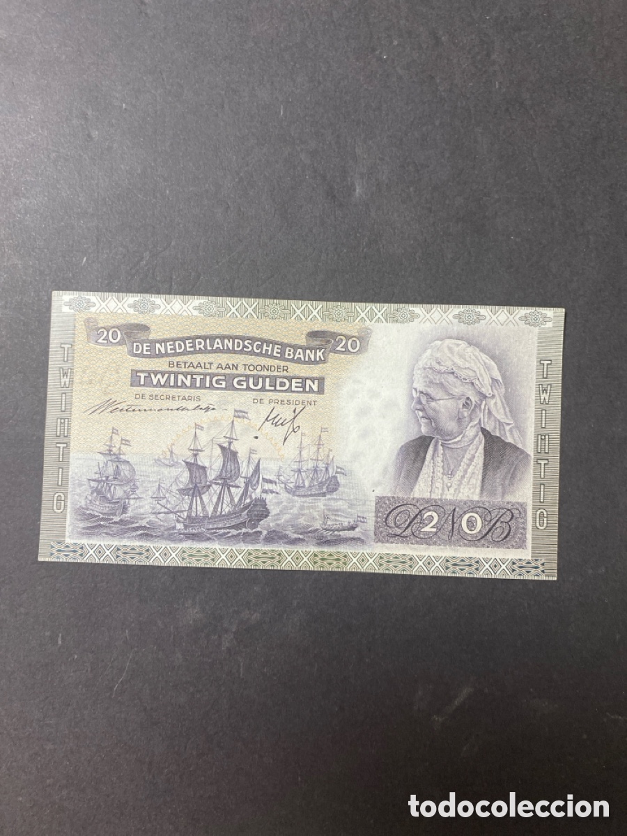 Billetes extranjeros: Billete de Holanda 20 florines - Foto 1