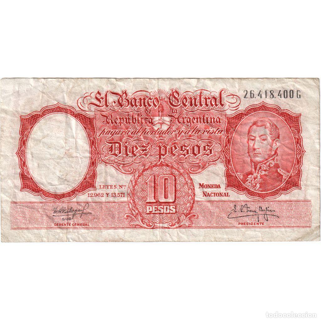 Billetes extranjeros: [#249077] Argentina, 10 Pesos, BC - Foto 1