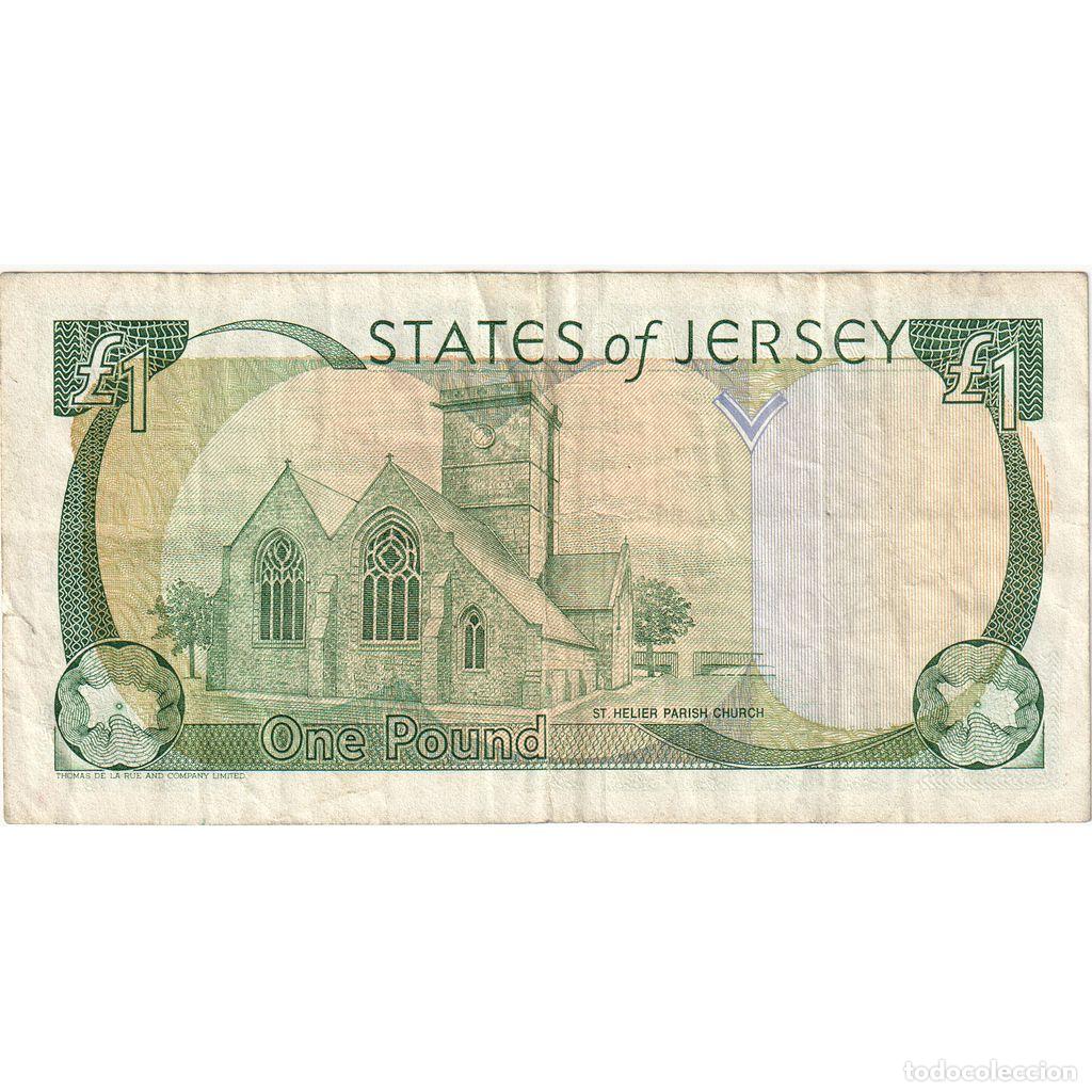 Billetes extranjeros: [#249130] Jersey, 1 Pound, BC+ - Foto 2