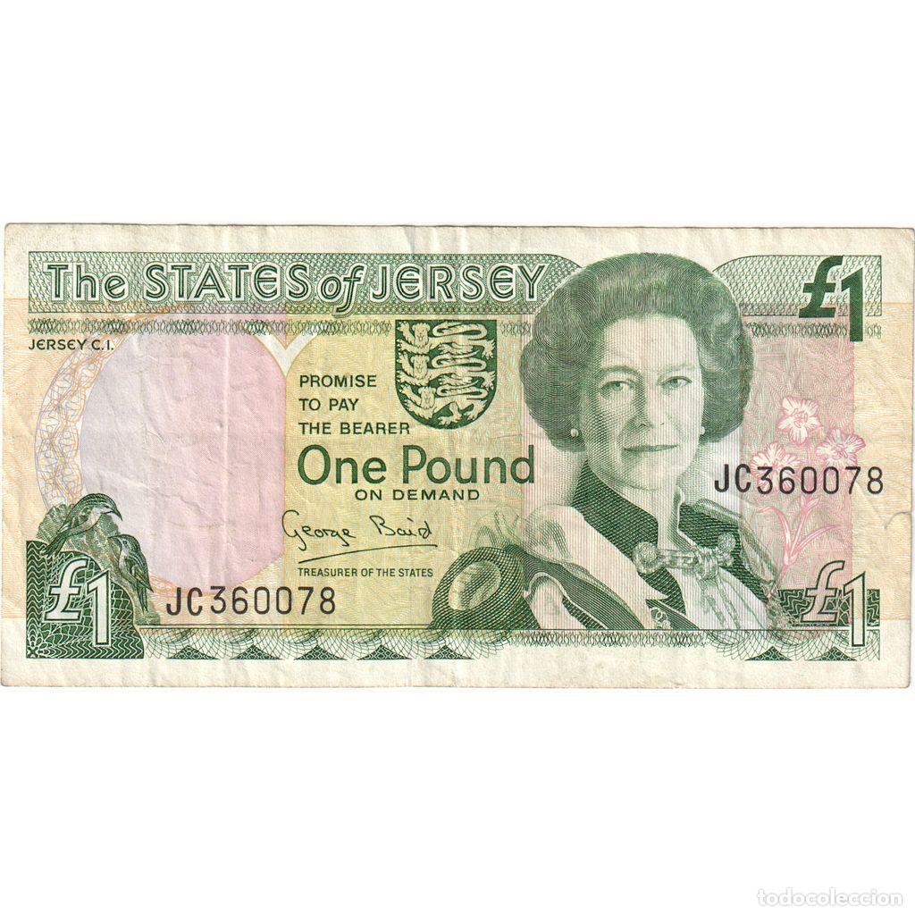 Billetes extranjeros: [#249130] Jersey, 1 Pound, BC+ - Foto 1