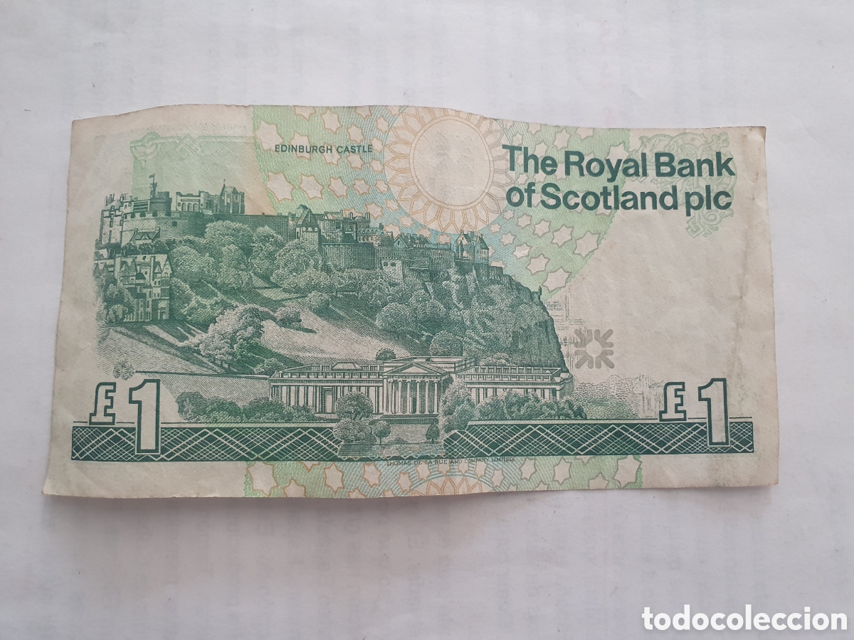 Billetes extranjeros: Billete 1 libra Escocia. (L102) - Foto 2