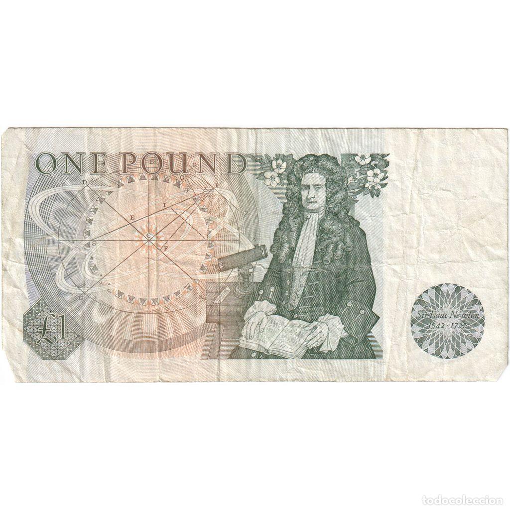 Billetes extranjeros: [#249136] Gran Breta&ntilde;a, 1 Pound, BC+ - Foto 2