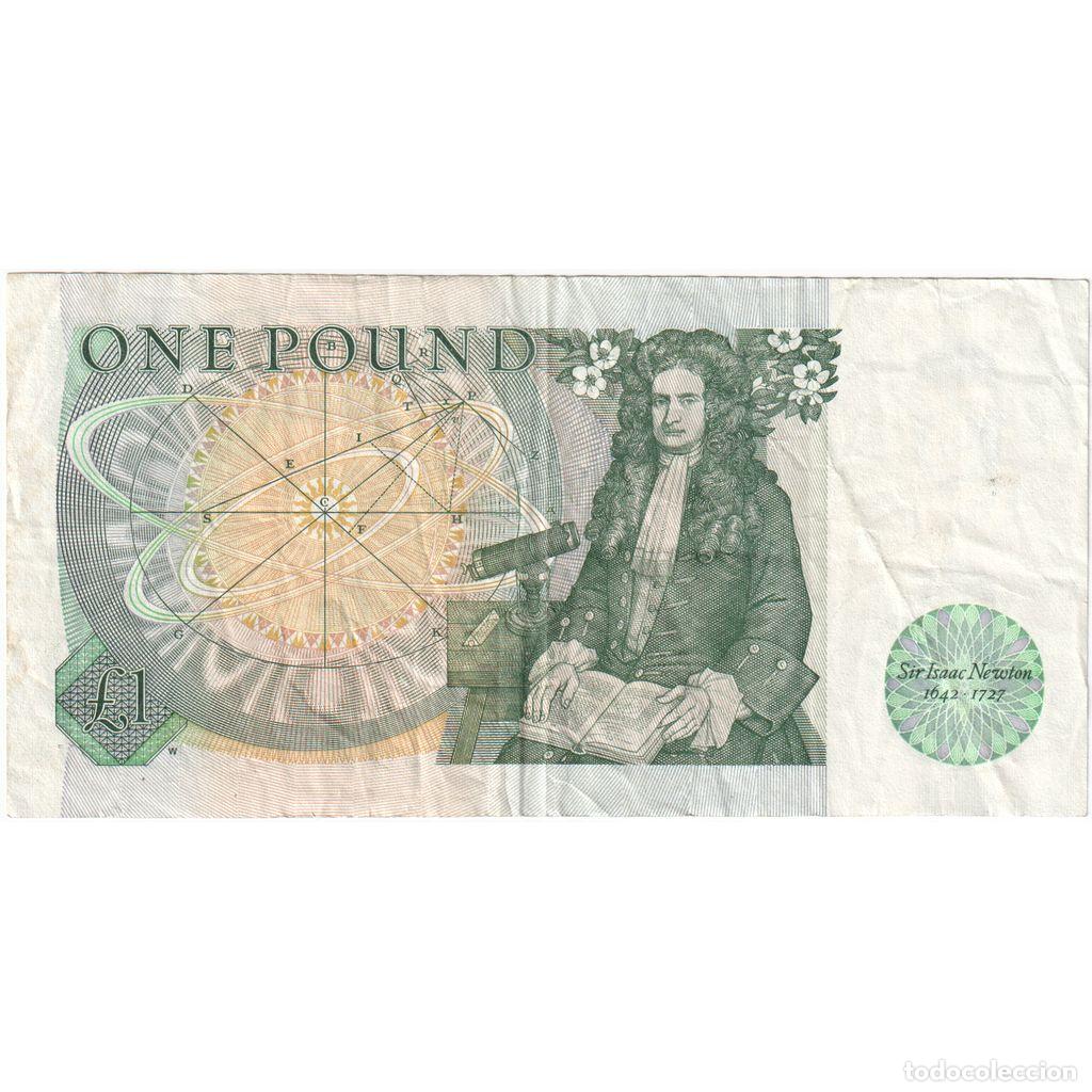 Billetes extranjeros: [#249138] Gran Breta&ntilde;a, 1 Pound, MBC - Foto 2