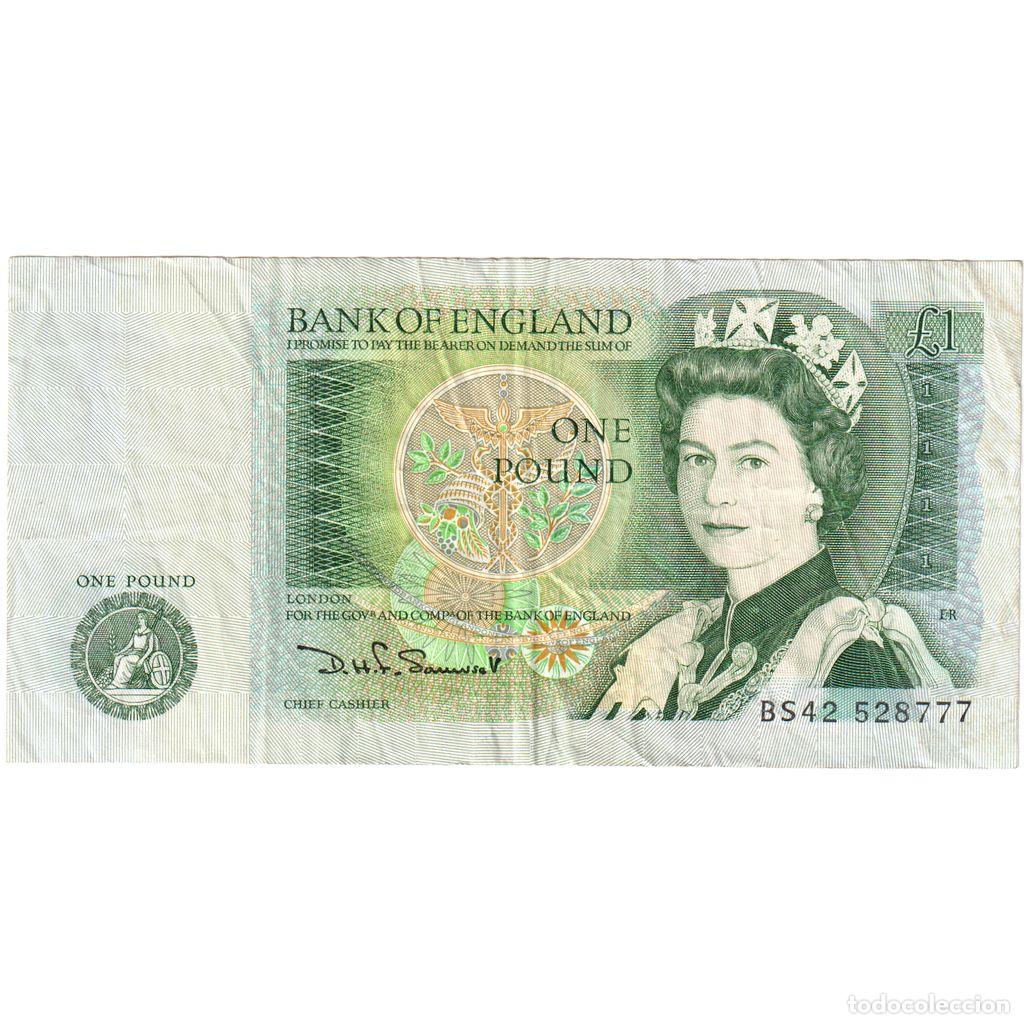 Billetes extranjeros: [#249138] Gran Breta&ntilde;a, 1 Pound, MBC - Foto 1