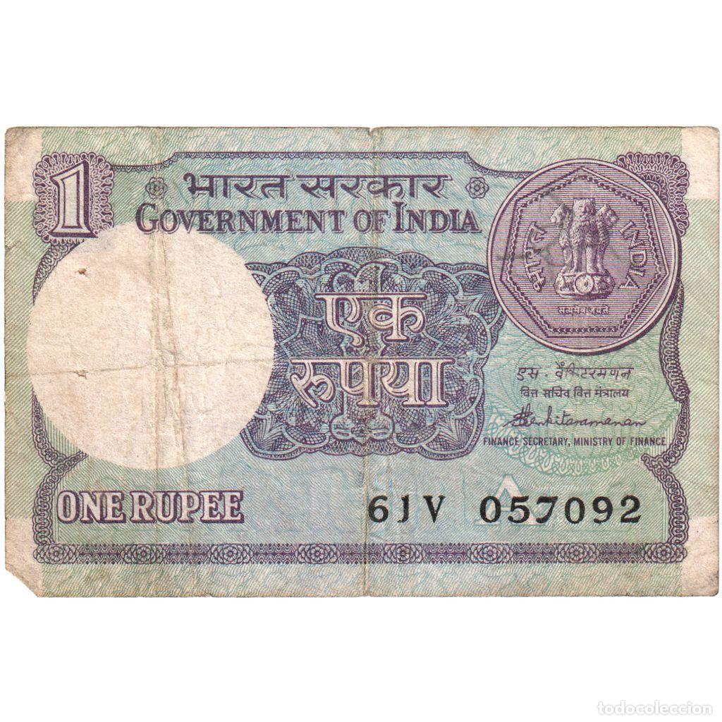 Billetes extranjeros: [#249218] India, 1 Rupee, BC - Foto 1