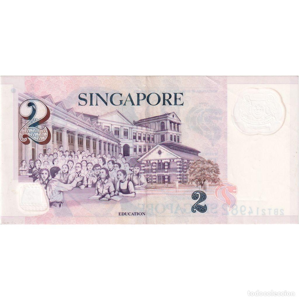 Billetes extranjeros: [#249229] Singapur, 2 Dollars, UNC - Foto 2