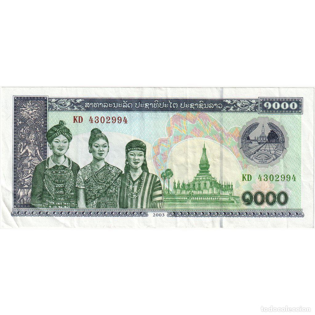 Billetes extranjeros: [#232318] 1000 Kip, 2003, Laos, MBC - Foto 1