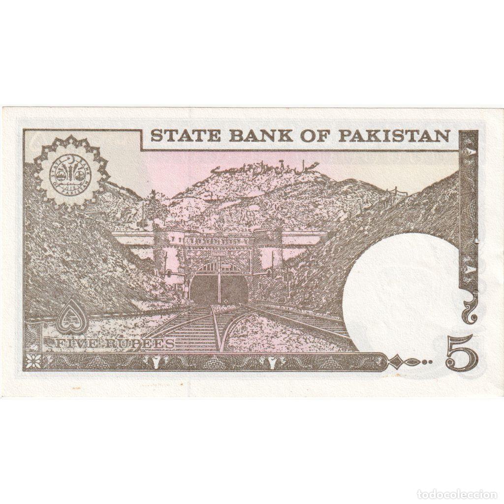Billetes extranjeros: [#196810] Pakist&aacute;n, 5 Rupees, UNC - Foto 2