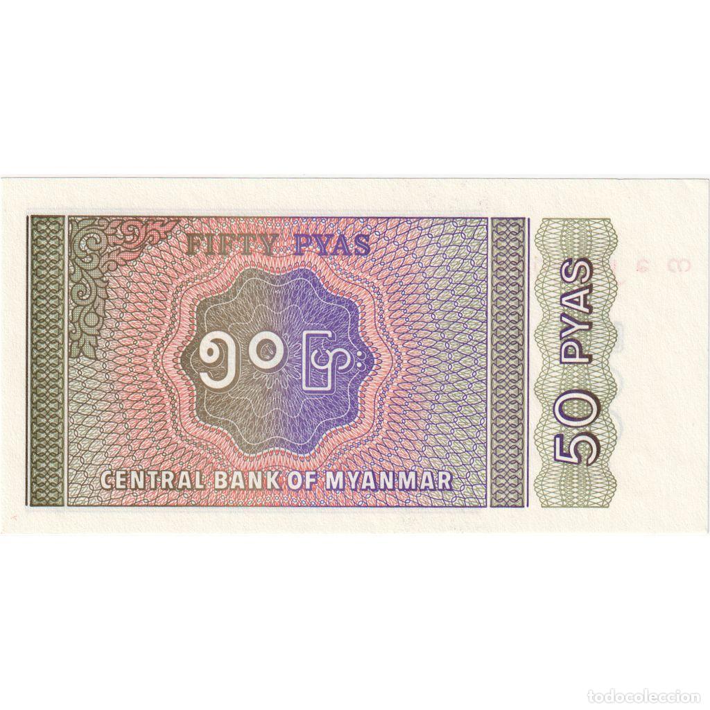Billetes extranjeros: [#196822] Myanmar, 50 Pyas, UNC - Foto 2
