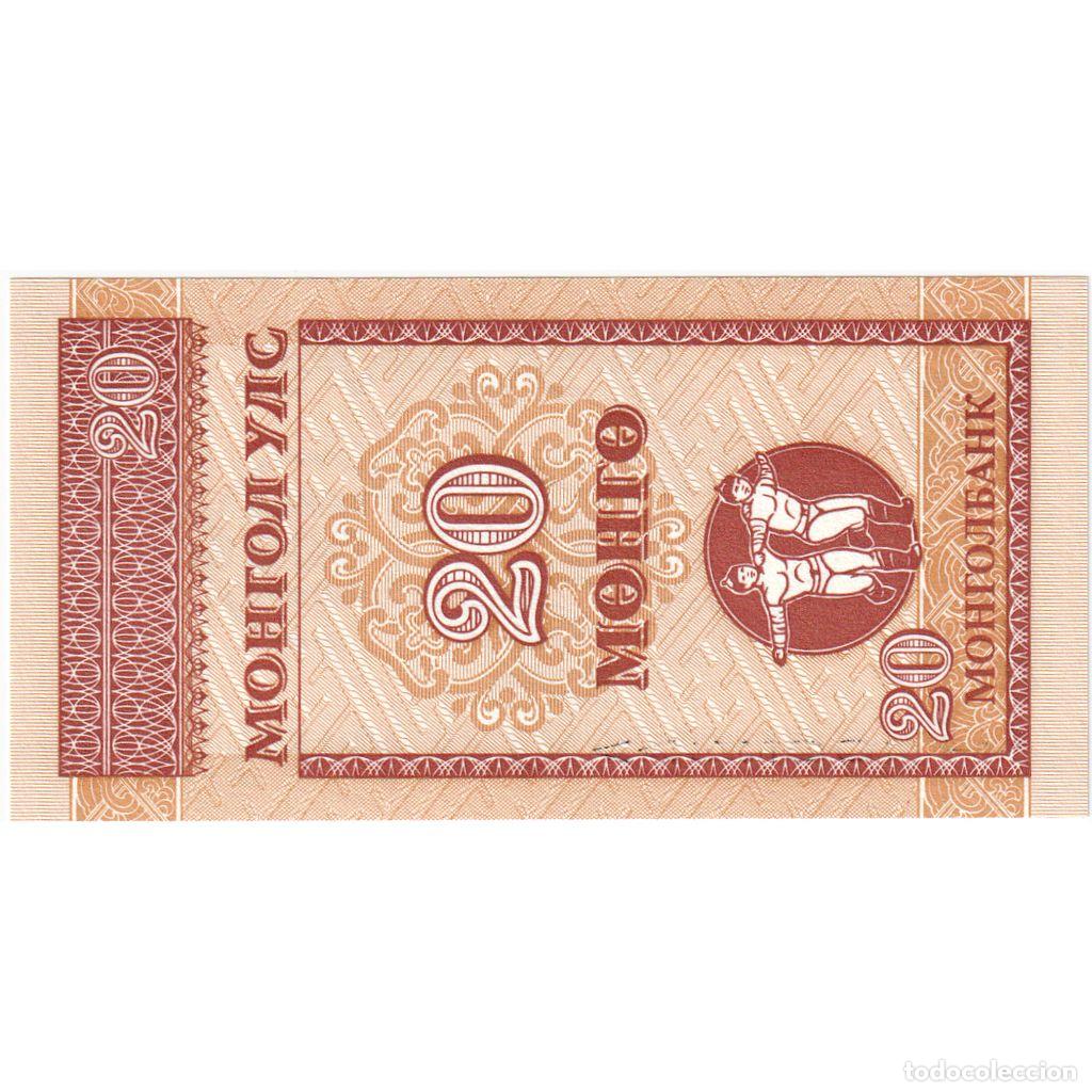 Billetes extranjeros: [#196825] Mongolia, 20 Mongo, Undated (1993), UNC - Foto 1