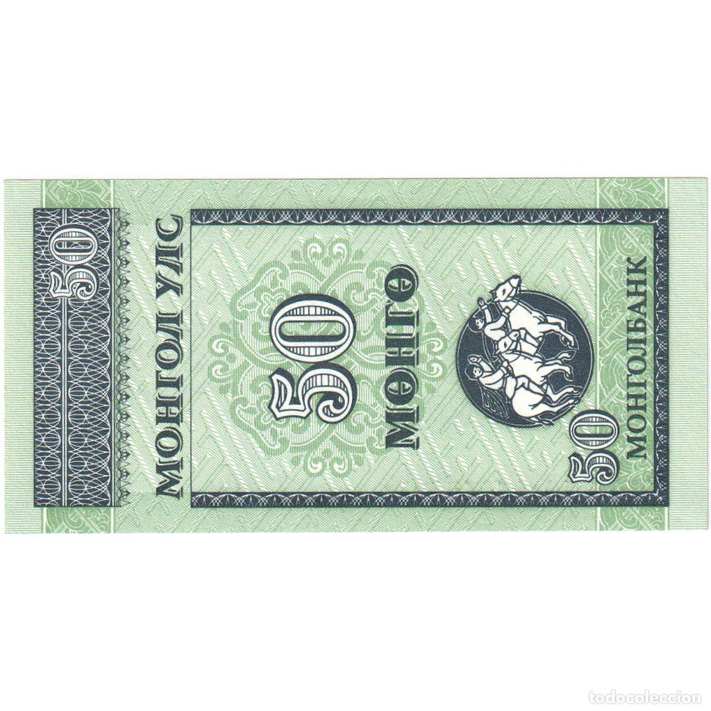 Billetes extranjeros: [#196827] Mongolia, 50 Mongo, Undated (1993), UNC - Foto 1