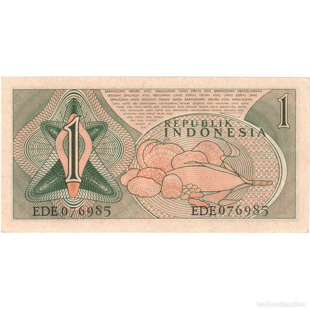 Billetes extranjeros: [#196878] Indonesia, 1 Rupiah, UNC - Foto 2