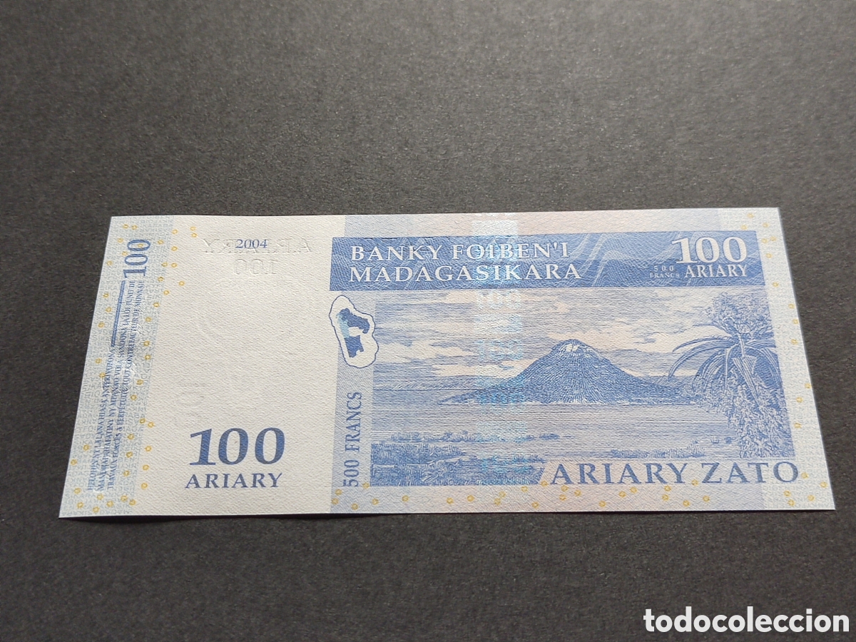 Billetes extranjeros: Billetes del Mundo Madagascar 2004 PLANCHA - Foto 2
