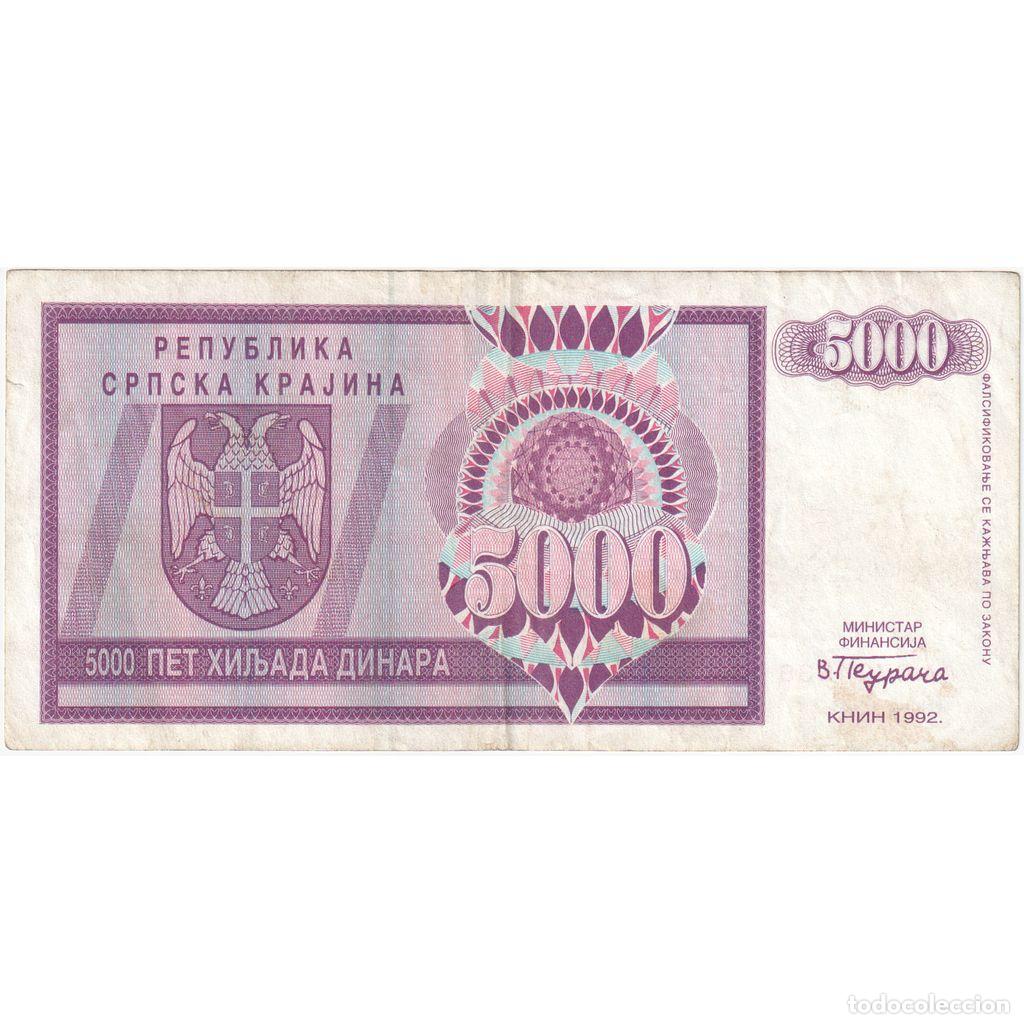 Billetes extranjeros: [#249513] Croacia, 5000 Dinara, MBC - Foto 1