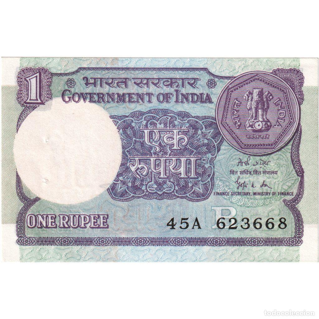 Billetes extranjeros: [#196919] India, 1 Rupee, Undated (1989), EBC - Foto 1