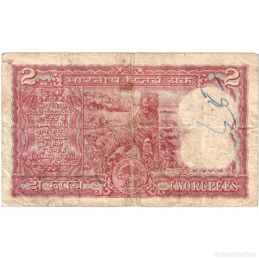 Billetes extranjeros: [#196927] India, 2 Rupees, RC - Foto 2