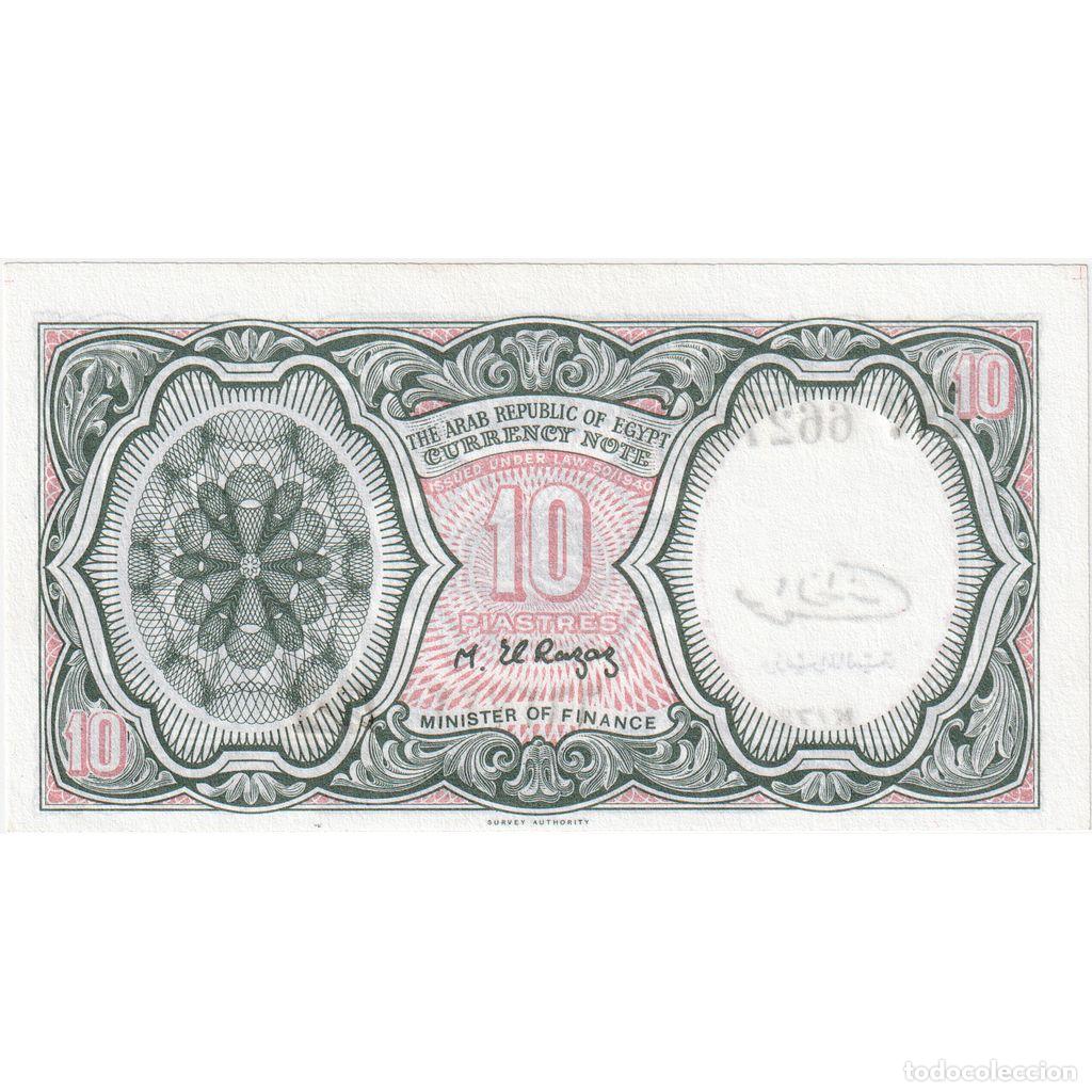 Billetes extranjeros: [#196938] Egipto, 10 Piastres, UNC - Foto 2