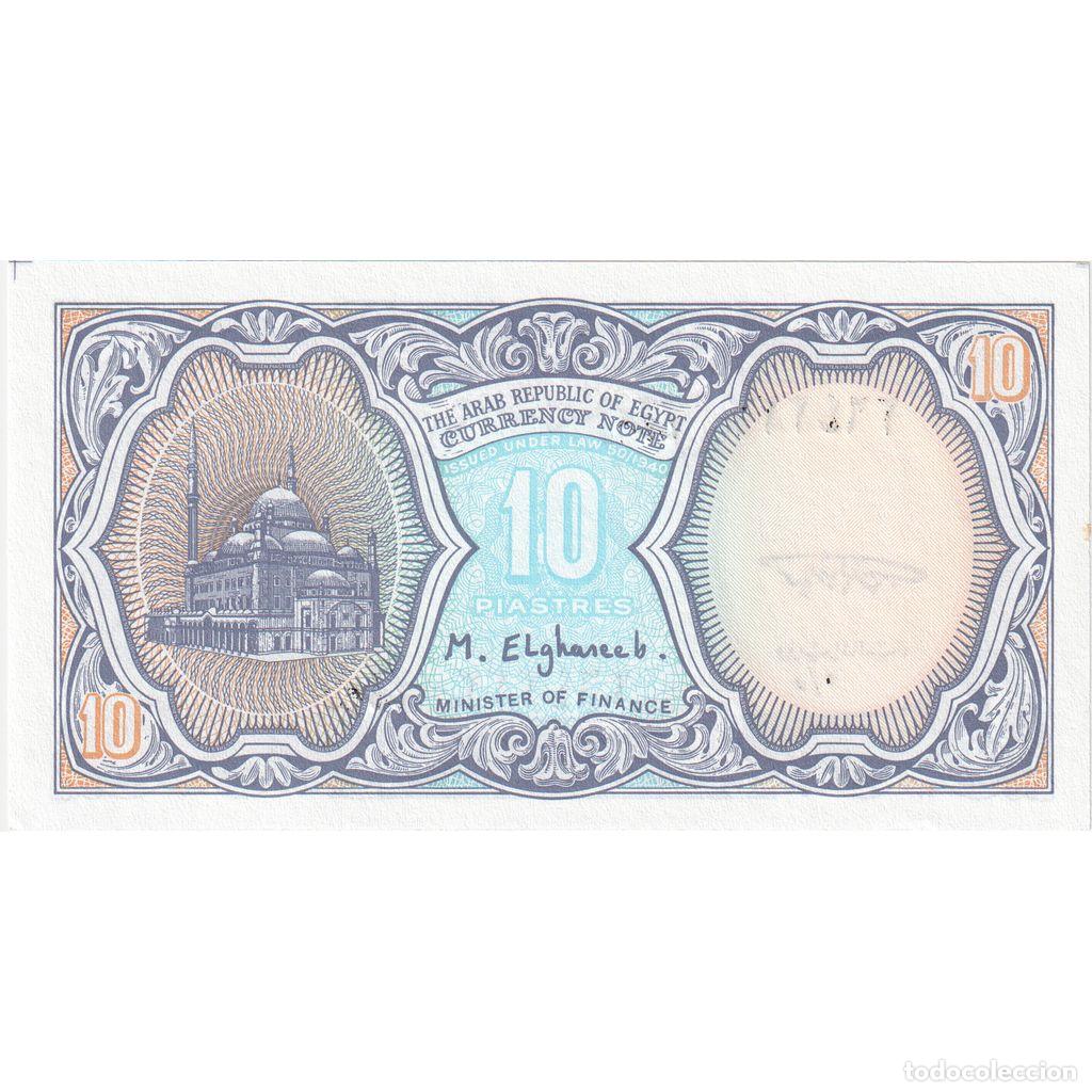 Billetes extranjeros: [#196939] Egipto, 10 Piastres, UNC - Foto 2