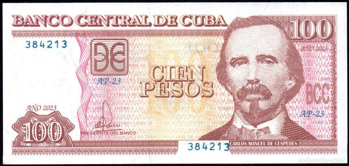 Billetes extranjeros: CUBA - 100 PESOS 2023 - S/C - Foto 1
