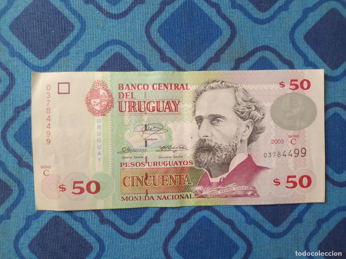 Billetes extranjeros: URUGUAY: 50 Pesos 2003 - Foto 1