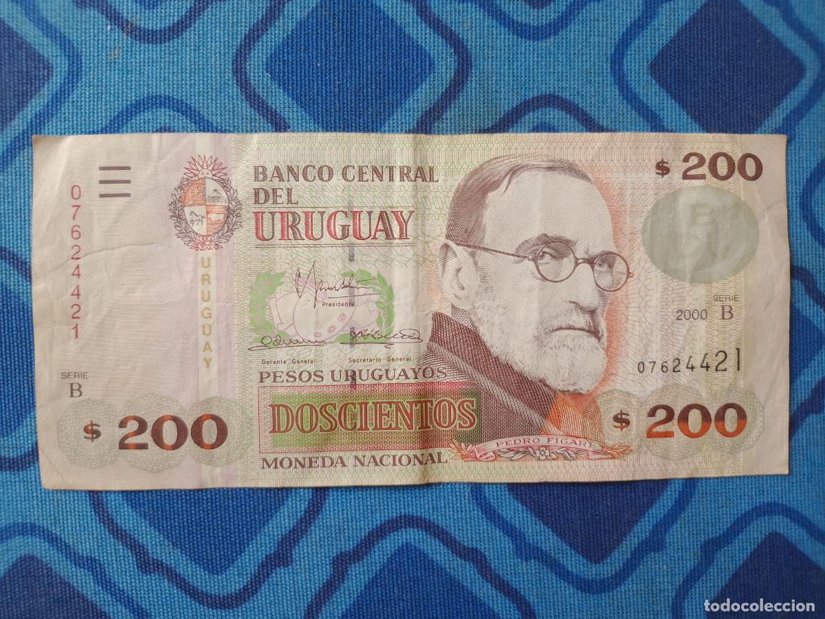Billetes extranjeros: URUGUAY 200 PESOS 2000 - Foto 1