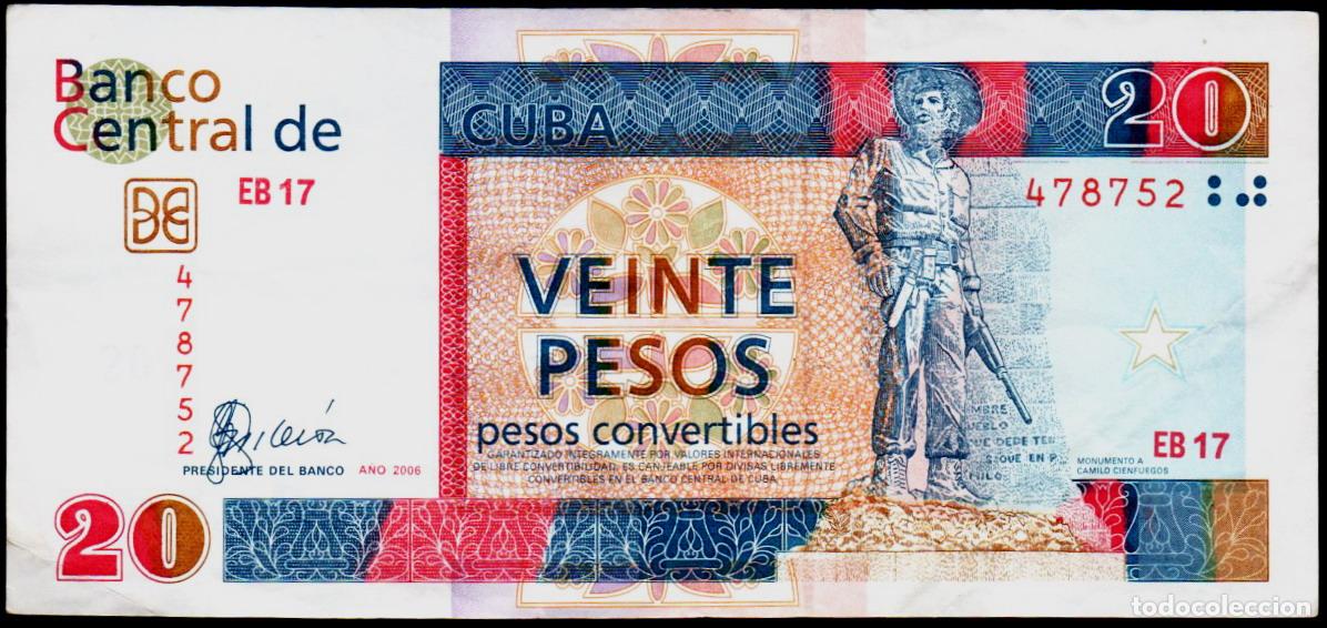 Billetes extranjeros: CUBA - 20 PESOS CONVERTIBLES 2006 - Foto 1