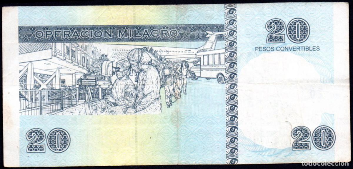 Billetes extranjeros: CUBA - 20 PESOS CONVERTIBLES 2006 - Foto 2