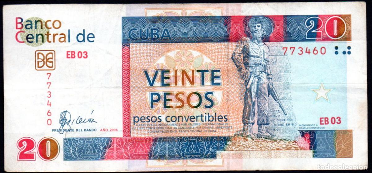 Billetes extranjeros: CUBA - 20 PESOS CONVERTIBLES 2006 - Foto 1