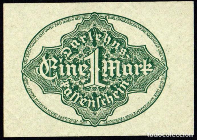 Billetes extranjeros: ALEMANIA - 1 MARCO 1922 - Foto 2