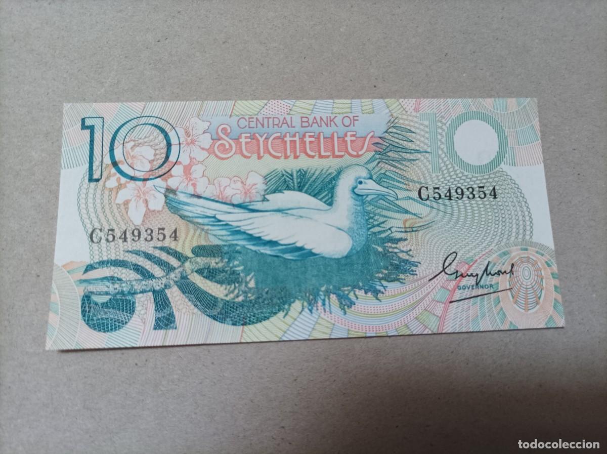 Billetes extranjeros: Billete Seychelles 10 rupees, a&ntilde;o 1983, UNC - Foto 1