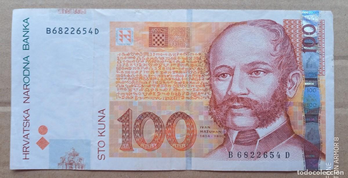 Billetes extranjeros: CROACIA - 100 KUNA 2012 B6822654D MBC - Foto 1