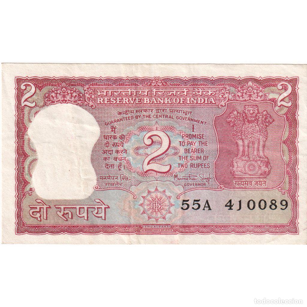 Billetes extranjeros: [#249620] India, 2 Rupees, EBC - Foto 1