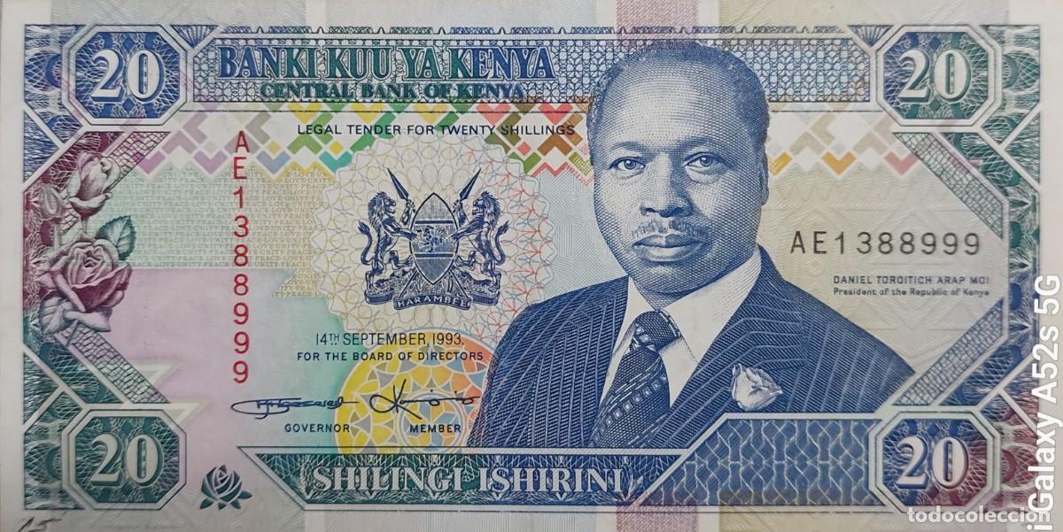 Billetes extranjeros: LOTE DE 2 BILLETES ( KENYA ) SIN CIRCULAR 1993 - Foto 3