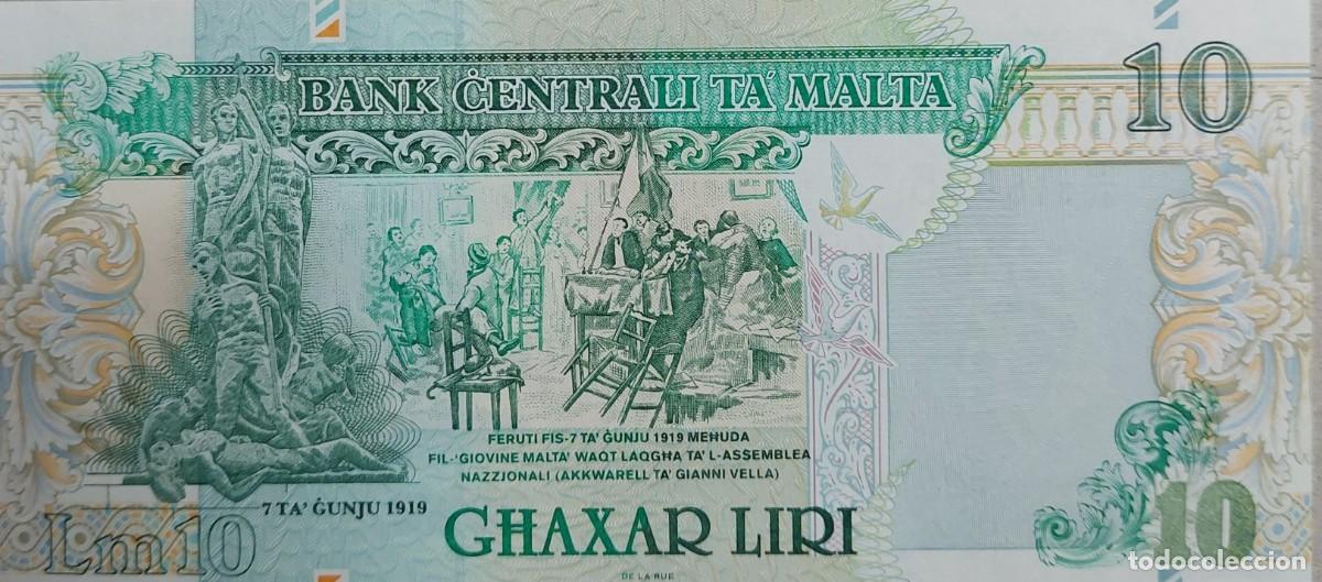 Billetes extranjeros: LOTE DE 3 BILLETES DE ( MALTA ) 1967 SIN CIRCULAR/UNC - Foto 6