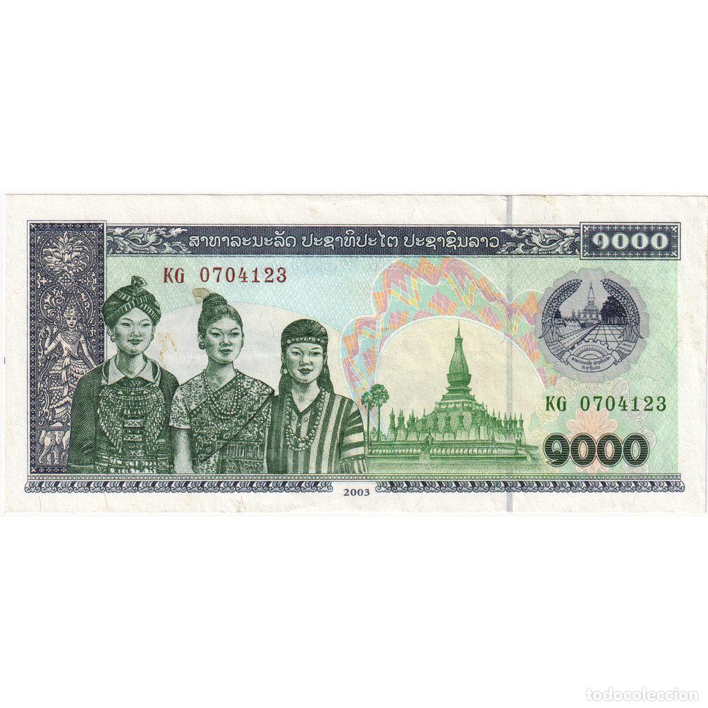 Billetes extranjeros: [#249660] Laos, 1000 Kip, UNC - Foto 1